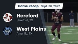 Recap: Hereford  vs. West Plains  2022