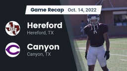 Recap: Hereford  vs. Canyon  2022