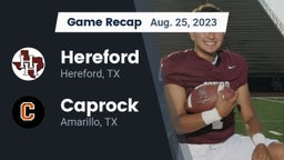 Recap: Hereford  vs. Caprock  2023