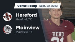 Recap: Hereford  vs. Plainview  2023