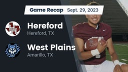 Recap: Hereford  vs. West Plains  2023