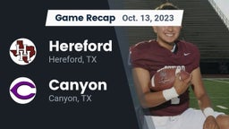 Recap: Hereford  vs. Canyon  2023