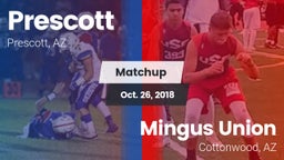Matchup: Prescott vs. Mingus Union  2018
