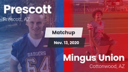 Matchup: Prescott vs. Mingus Union  2020