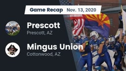 Recap: Prescott  vs. Mingus Union  2020