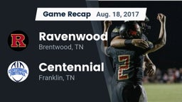 Recap: Ravenwood  vs. Centennial  2017