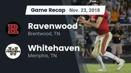 Recap: Ravenwood  vs. Whitehaven  2018