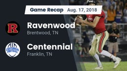 Recap: Ravenwood  vs. Centennial  2018