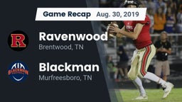 Recap: Ravenwood  vs. Blackman  2019