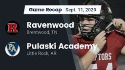 Recap: Ravenwood  vs. Pulaski Academy 2020