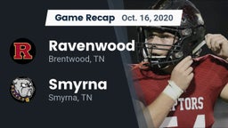 Recap: Ravenwood  vs. Smyrna  2020