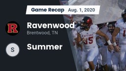 Recap: Ravenwood  vs. Summer 2020