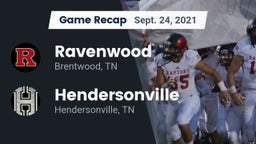 Recap: Ravenwood  vs. Hendersonville  2021