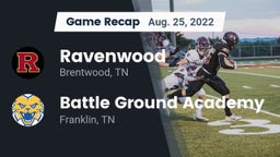 Recap: Ravenwood  vs. Battle Ground Academy  2022