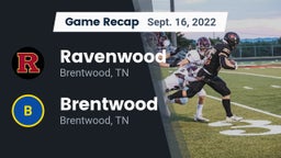 Recap: Ravenwood  vs. Brentwood  2022