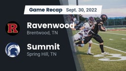 Recap: Ravenwood  vs. Summit  2022