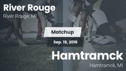 Matchup: River Rouge vs. Hamtramck  2016