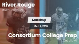 Matchup: River Rouge vs. Consortium College Prep  2016