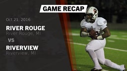 Recap: River Rouge  vs. Riverview  2016