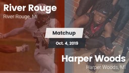 Matchup: River Rouge vs. Harper Woods  2019