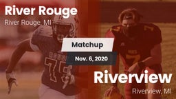 Matchup: River Rouge vs. Riverview  2020