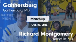 Matchup: Gaithersburg vs. Richard Montgomery  2016