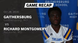 Recap: Gaithersburg  vs. Richard Montgomery  2016