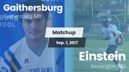 Matchup: Gaithersburg vs. Einstein  2017