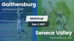 Matchup: Gaithersburg vs. Seneca Valley  2017