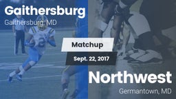 Matchup: Gaithersburg vs. Northwest  2017