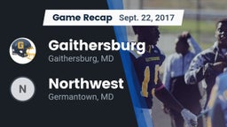 Recap: Gaithersburg  vs. Northwest  2017