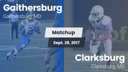 Matchup: Gaithersburg vs. Clarksburg  2017