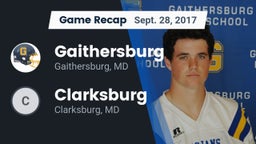 Recap: Gaithersburg  vs. Clarksburg  2017