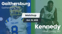 Matchup: Gaithersburg vs. Kennedy  2018