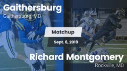 Matchup: Gaithersburg vs. Richard Montgomery  2019