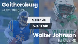 Matchup: Gaithersburg vs. Walter Johnson  2019