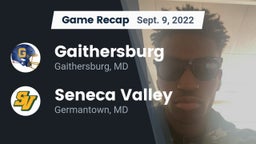 Recap: Gaithersburg  vs. Seneca Valley  2022