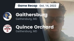 Recap: Gaithersburg  vs. Quince Orchard 2022