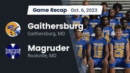 Recap: Gaithersburg  vs. Magruder  2023
