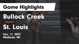 Bullock Creek  vs St. Louis  Game Highlights - Jan. 11, 2022