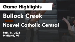 Bullock Creek  vs Nouvel Catholic Central  Game Highlights - Feb. 11, 2022