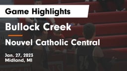 Bullock Creek  vs Nouvel Catholic Central  Game Highlights - Jan. 27, 2023