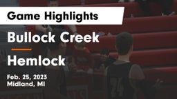 Bullock Creek  vs Hemlock  Game Highlights - Feb. 25, 2023