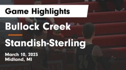 Bullock Creek  vs Standish-Sterling  Game Highlights - March 10, 2023