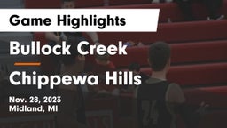 Bullock Creek  vs Chippewa Hills  Game Highlights - Nov. 28, 2023