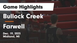 Bullock Creek  vs Farwell  Game Highlights - Dec. 19, 2023