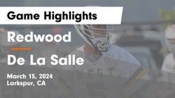 Redwood  vs De La Salle  Game Highlights - March 15, 2024