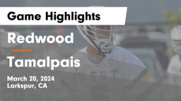 Redwood  vs Tamalpais  Game Highlights - March 20, 2024