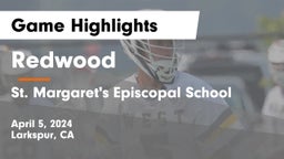 Redwood  vs St. Margaret's Episcopal School Game Highlights - April 5, 2024