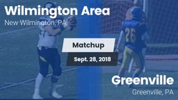 Matchup: Wilmington Area vs. Greenville  2018